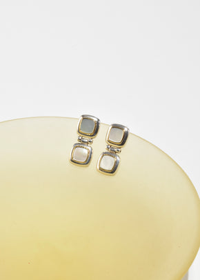 Square Mother of Pearl Earrings