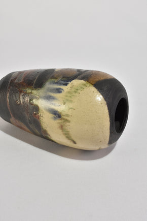 Raku Vase