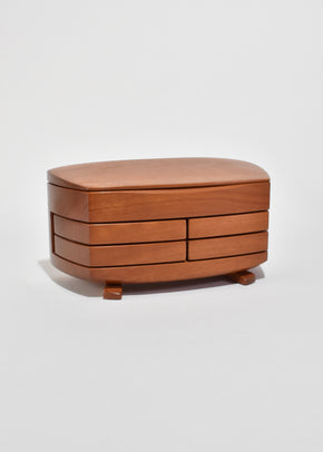 Pivoting Wooden Jewelry Box