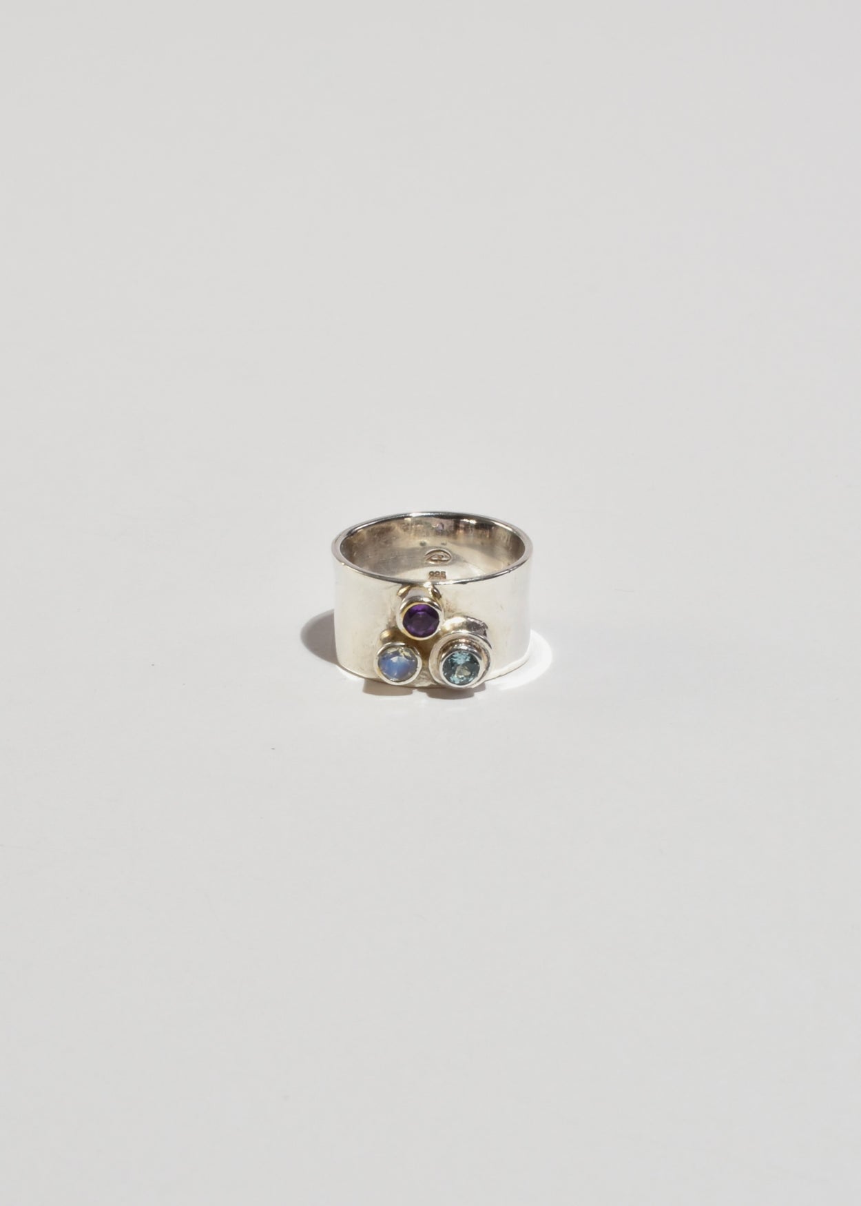 Topaz Amethyst Moonstone Ring