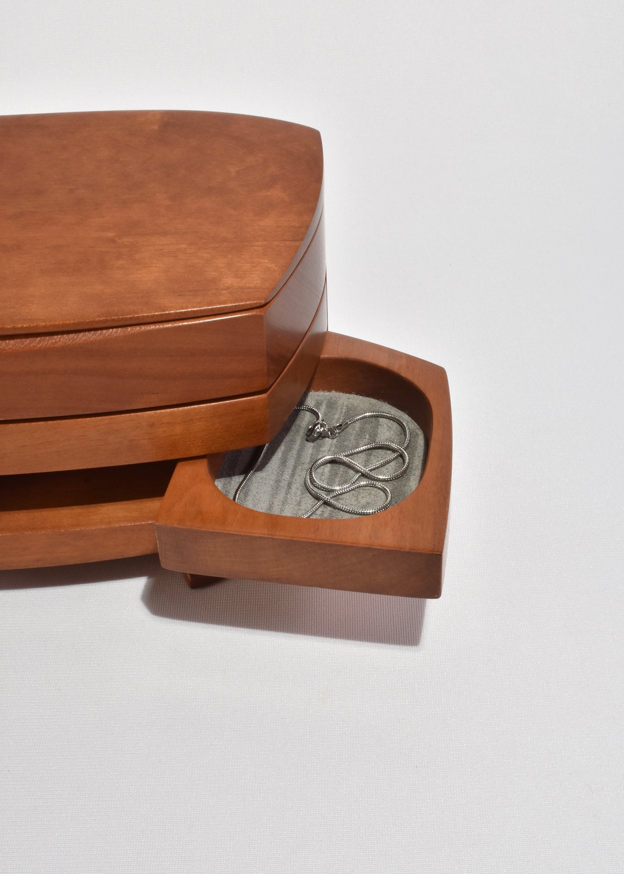 Pivoting Wooden Jewelry Box