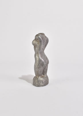 Pewter Torso Sculpture