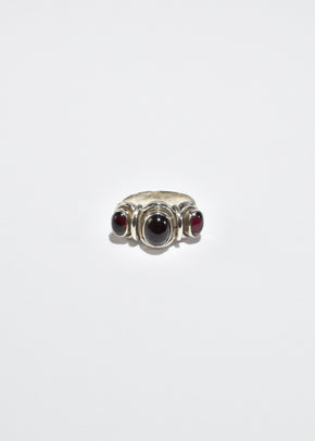 Garnet Band Ring