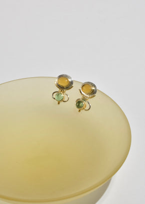 Citrine Peridot Earrings