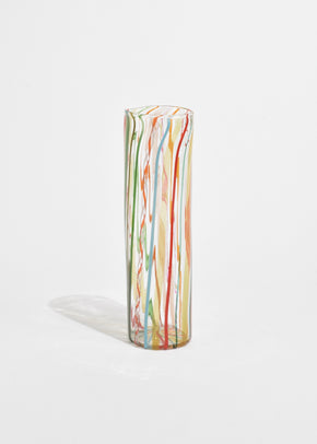 Colorful Striped Vase