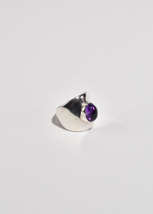 Silver Amethyst Ring