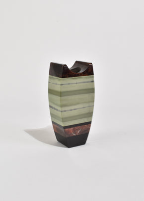 Striped Stone Vase