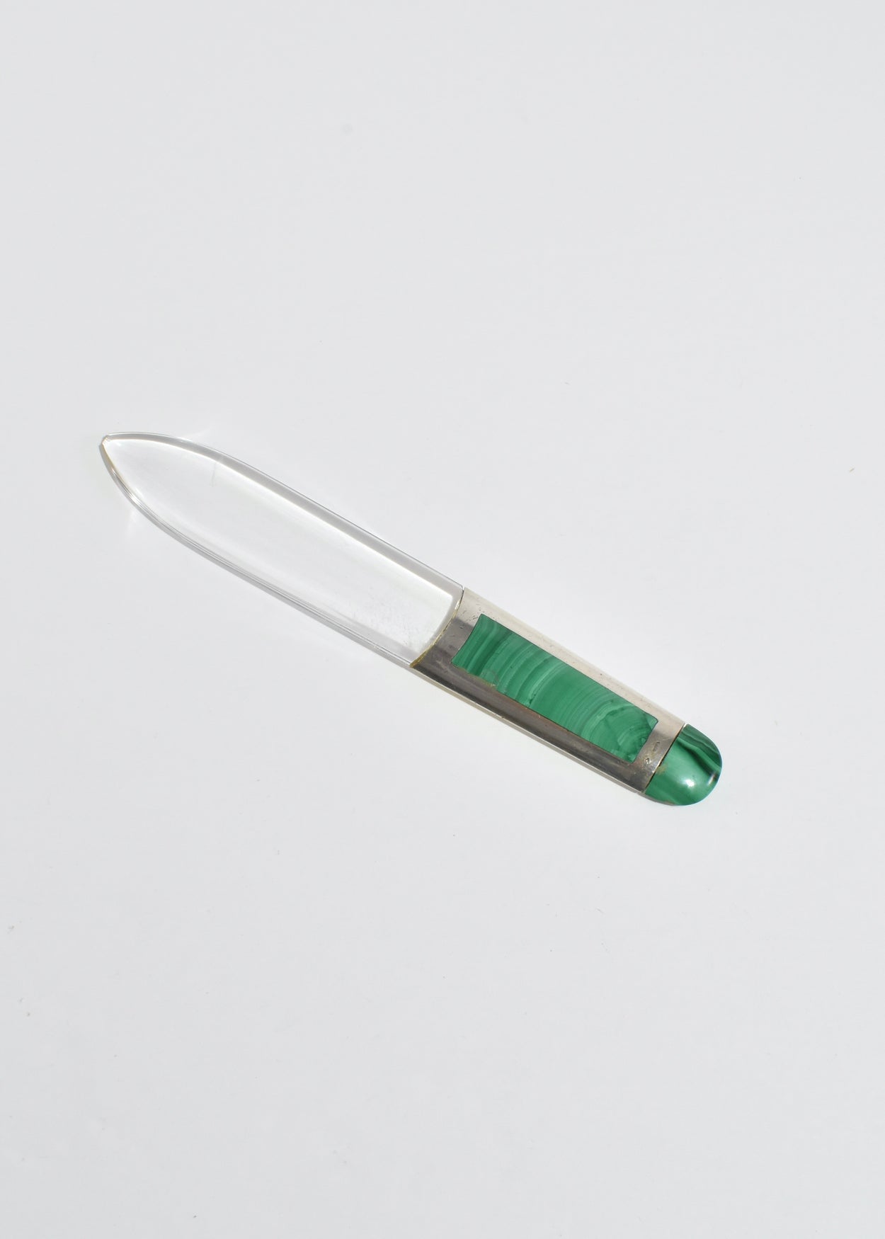 Malachite Crystal Letter Opener