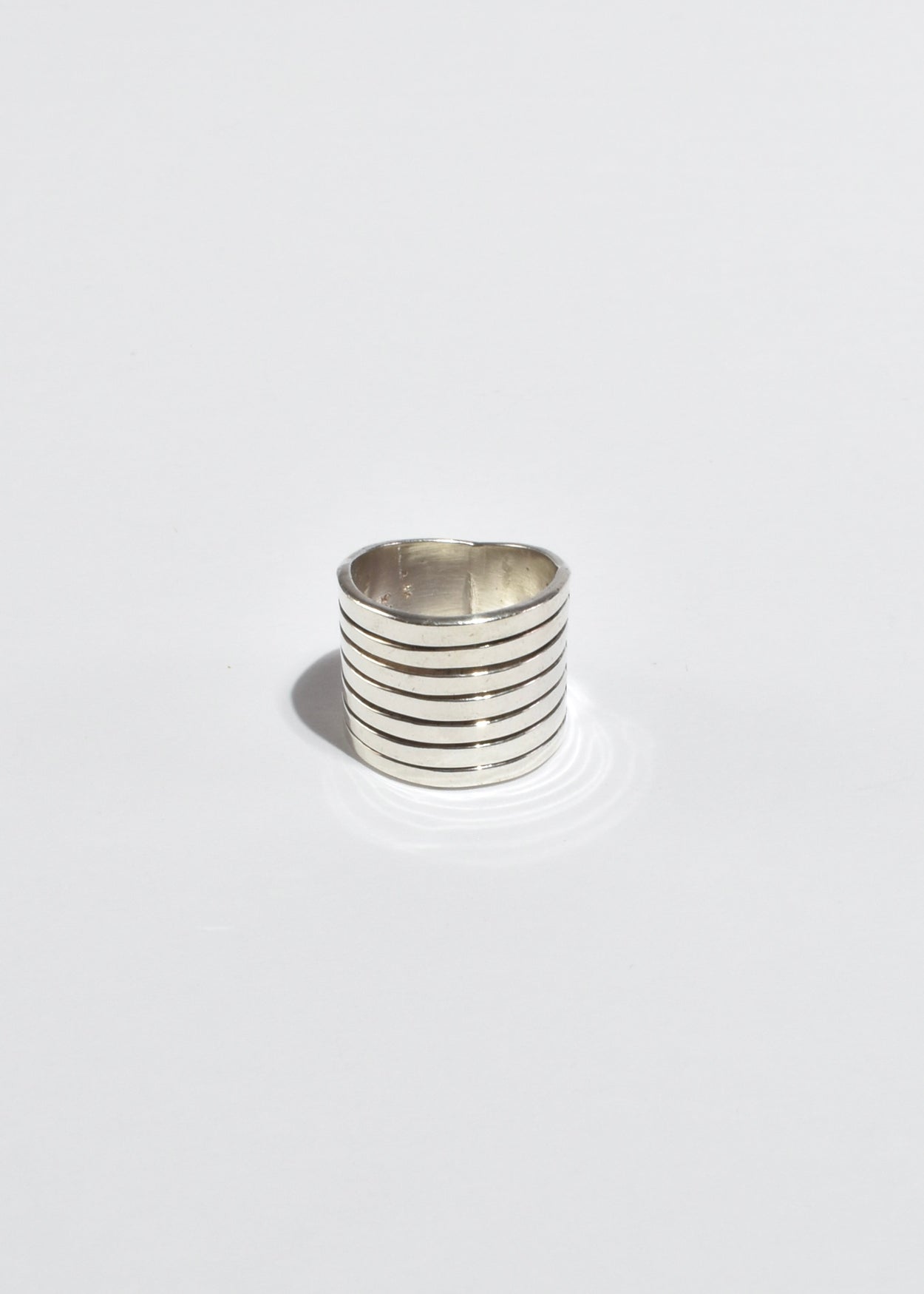 Silver Slotted Ring