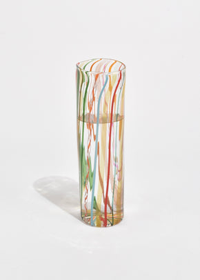 Colorful Striped Vase