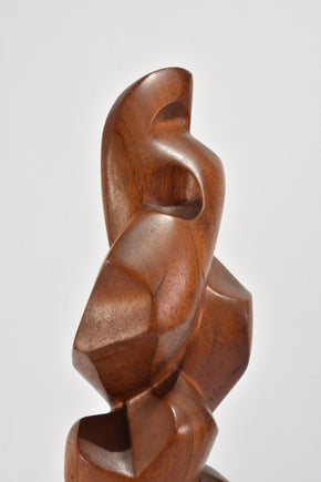 Biomorphic Wooden Sculpture