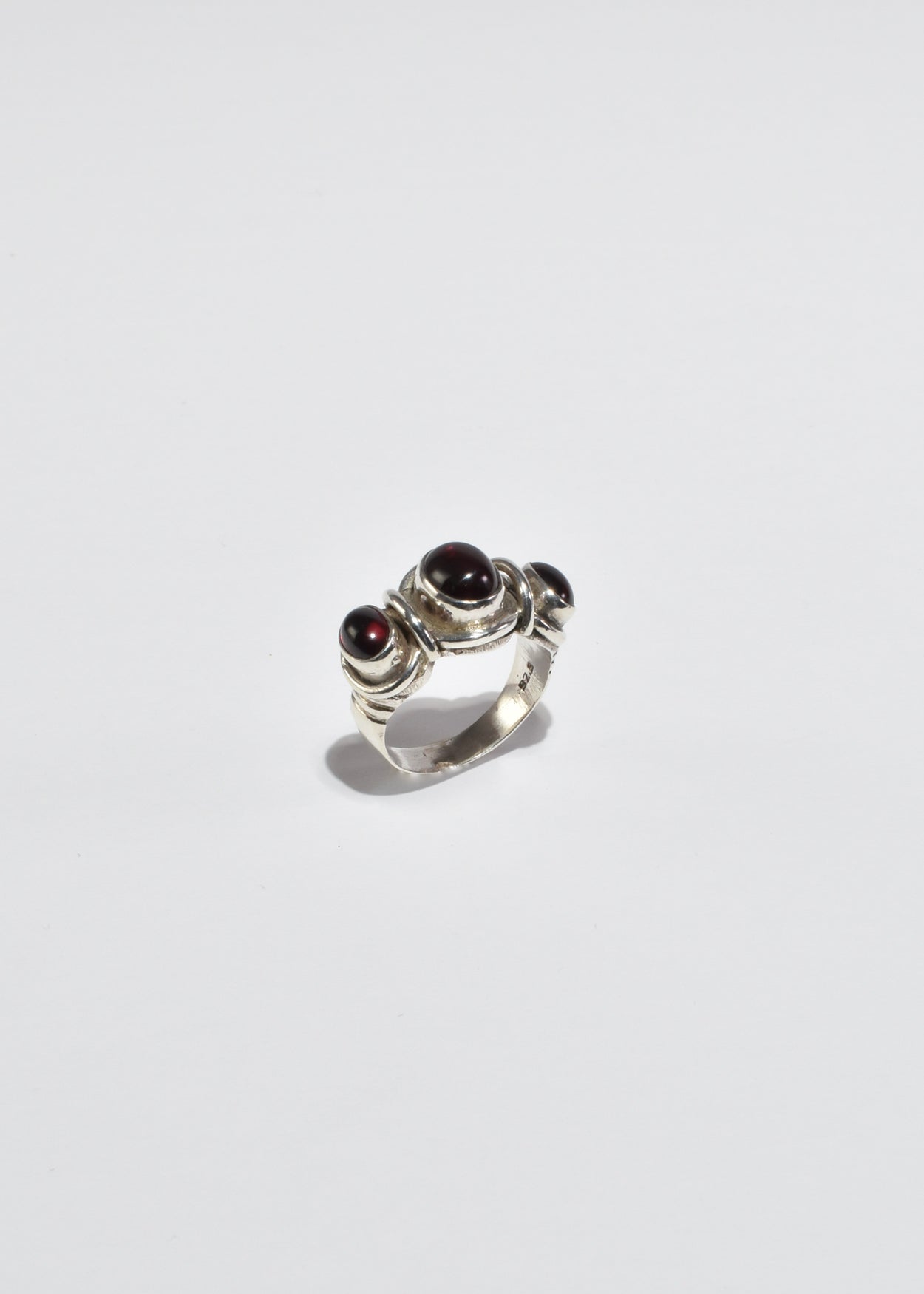 Garnet Band Ring