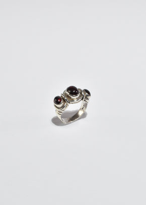 Garnet Band Ring