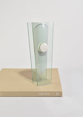 Modernist Glass and Ceramic Vase