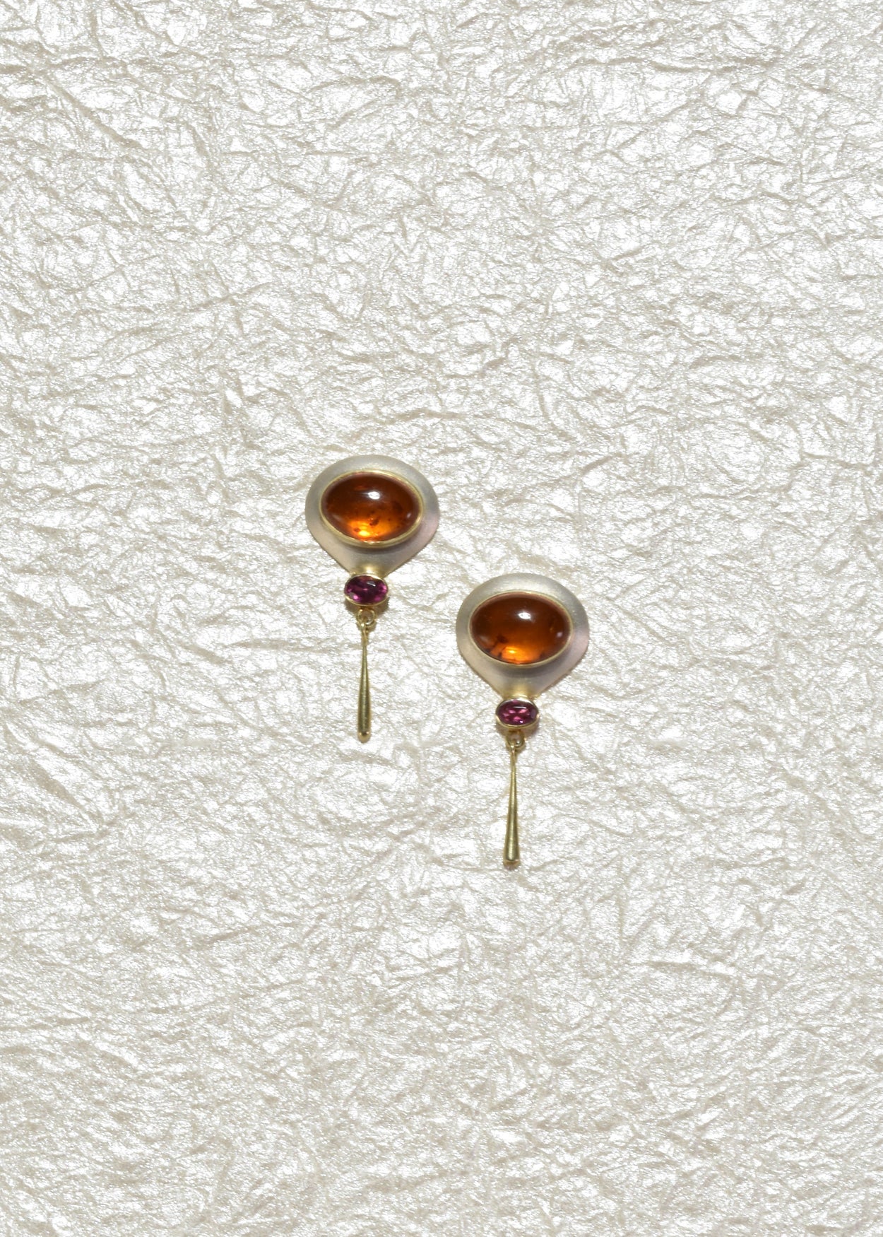 Amber Tourmaline Earrings