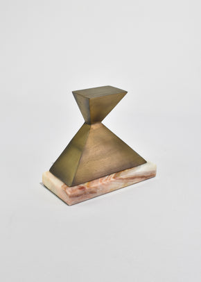 Sculptural Metal Bookends