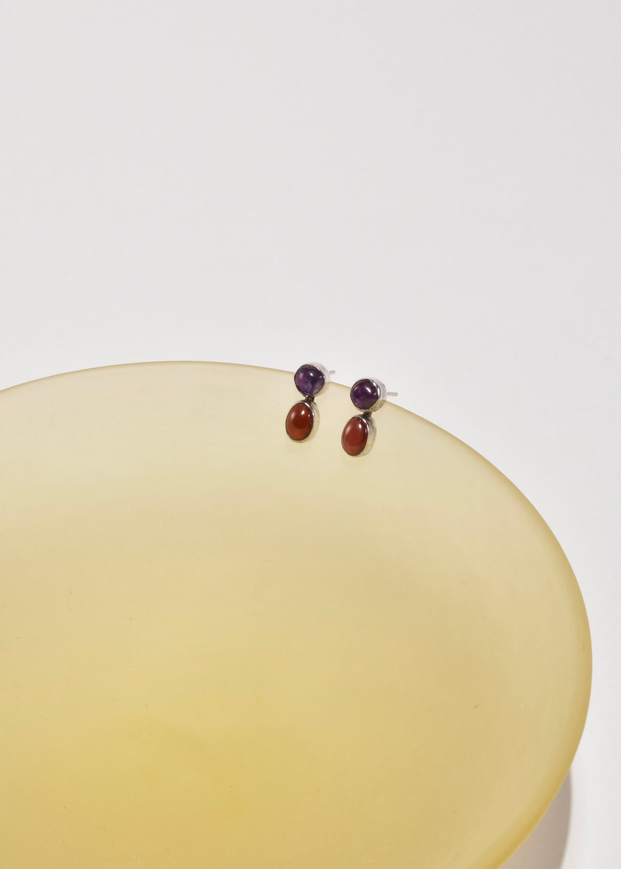 Amethyst Garnet Earrings