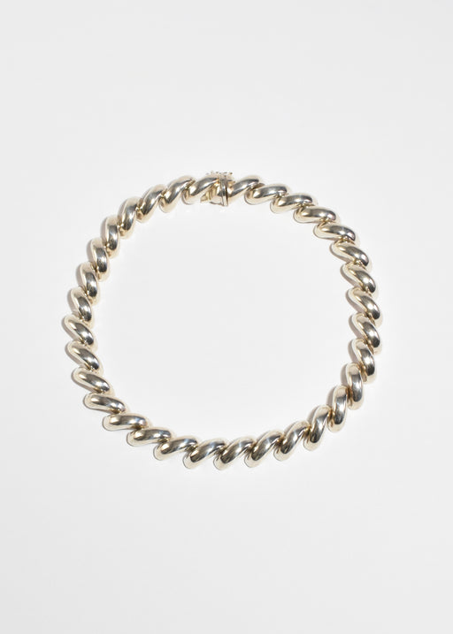 Italian Link Statement Necklace