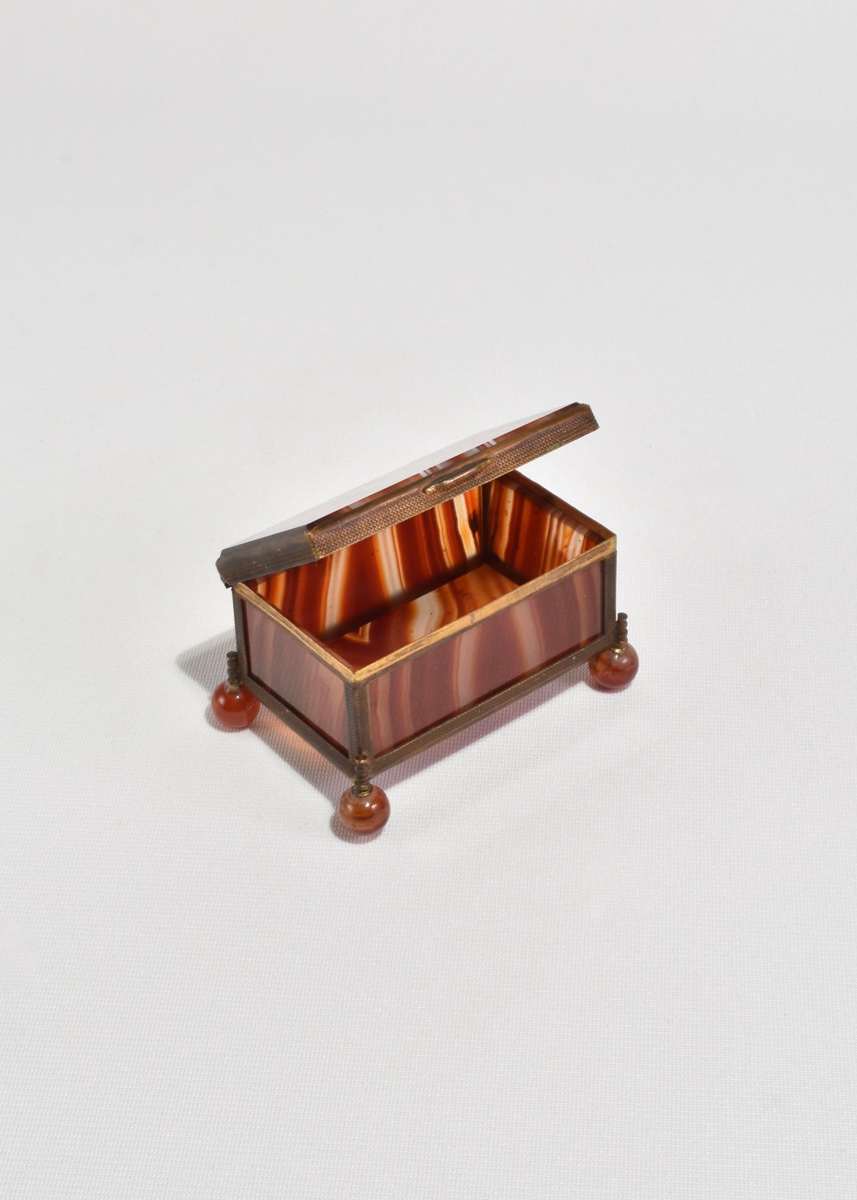 Red Agate Jewelry Box