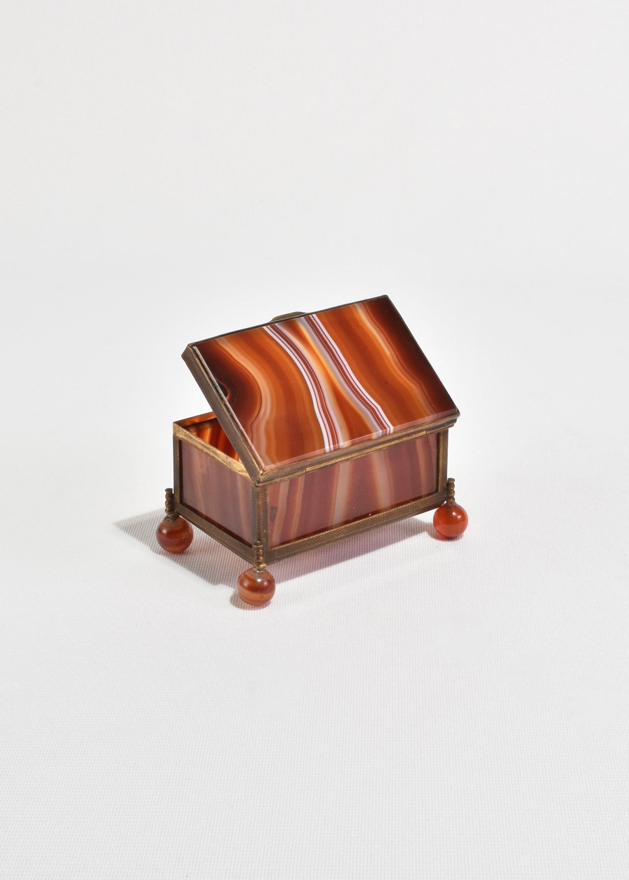 Red Agate Jewelry Box