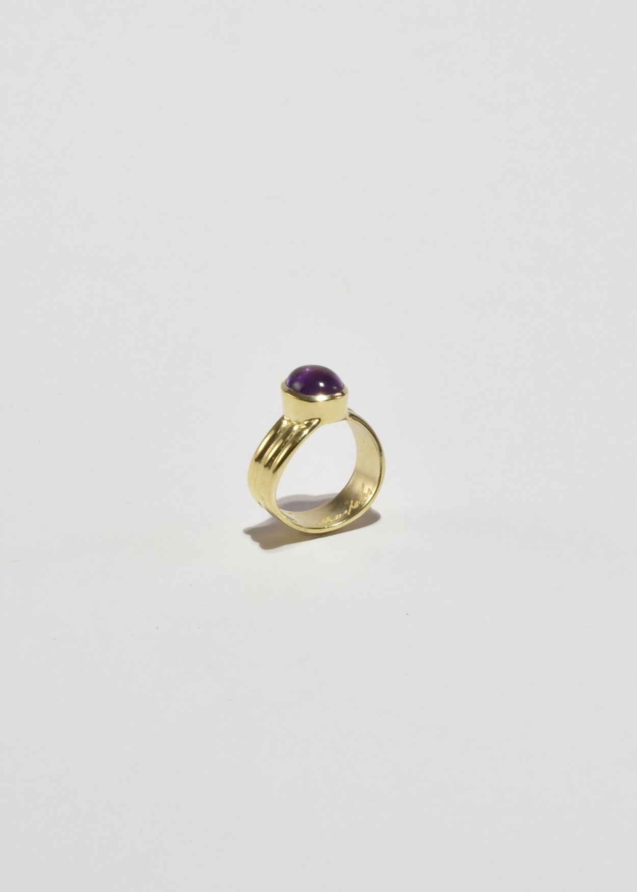 Gold Amethyst Ring