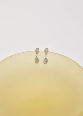 Silver Moonstone Earrings