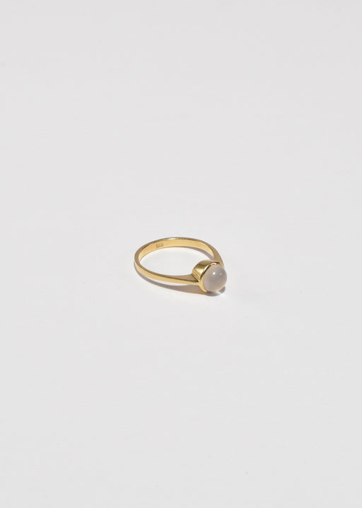 Gold Moonstone Ring