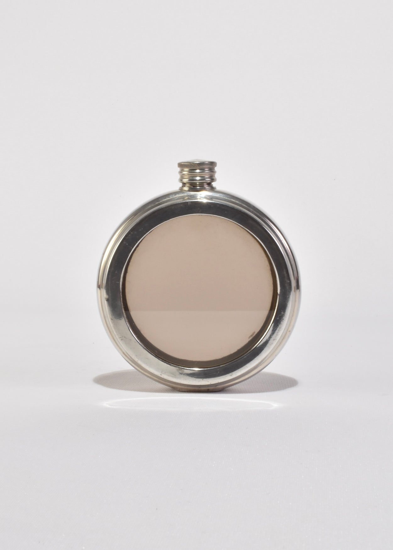 Grey Glass Flask