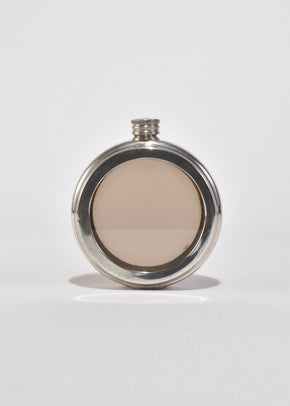 Grey Glass Flask