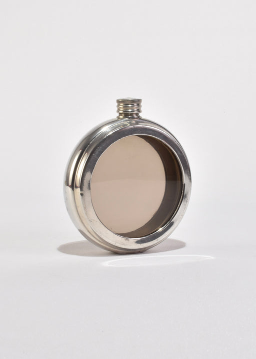 Grey Glass Flask