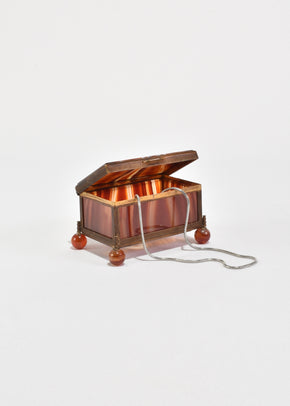 Red Agate Jewelry Box