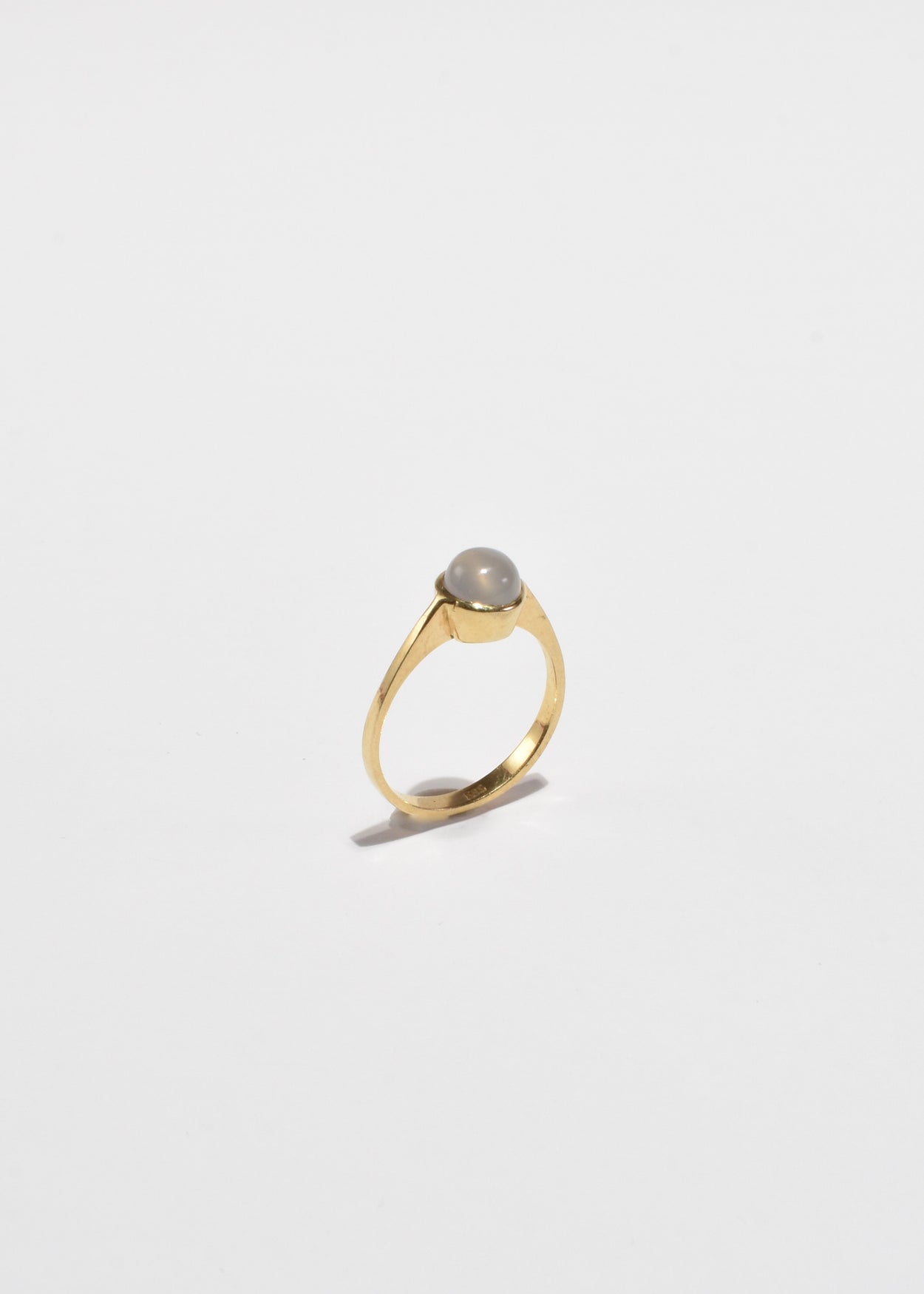 Gold Moonstone Ring