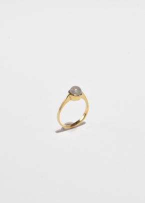 Gold Moonstone Ring