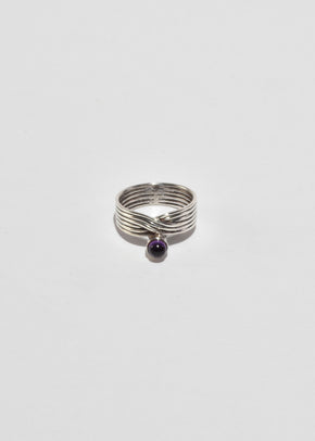 Sterling Amethyst Ring