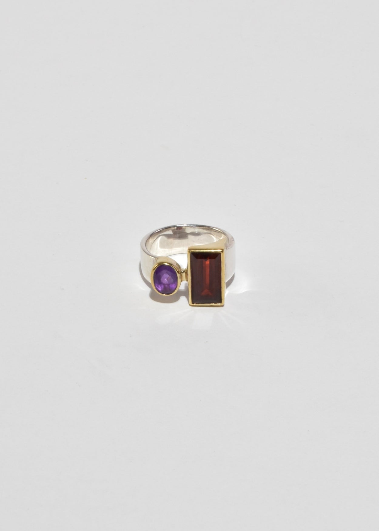 Garnet Amethyst Ring