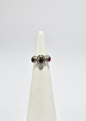 Garnet Band Ring