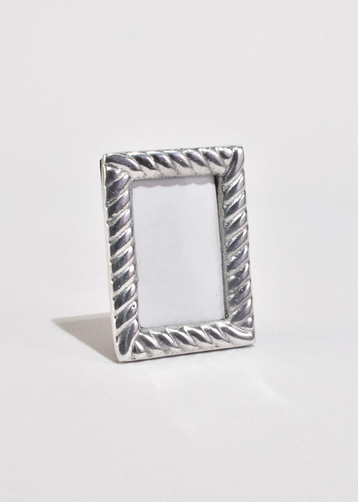 Ribbed Pewter Picture Frame