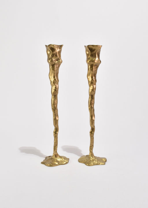 Gold Candleholder Set