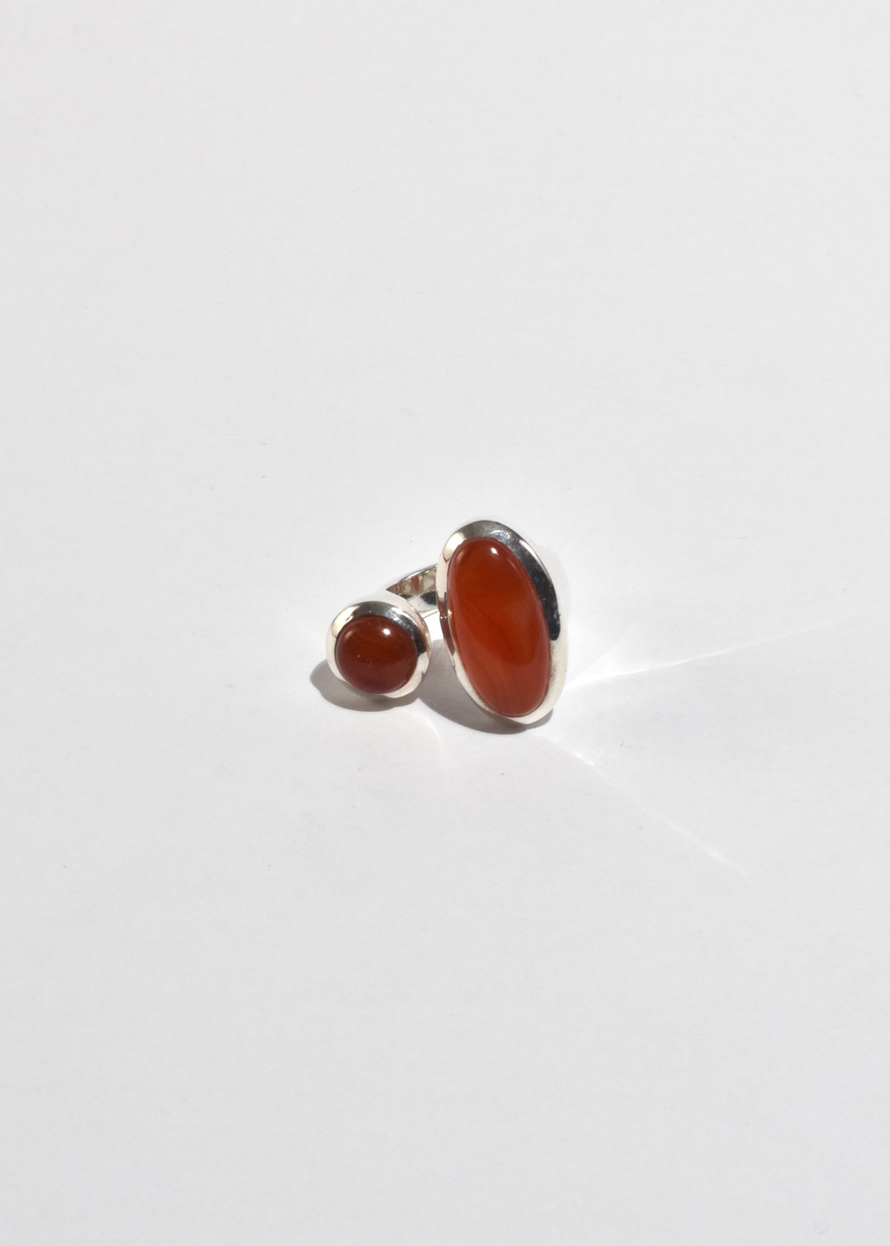 Silver Carnelian Ring