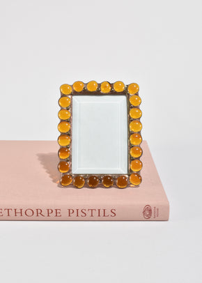 Amber Glass Picture Frame