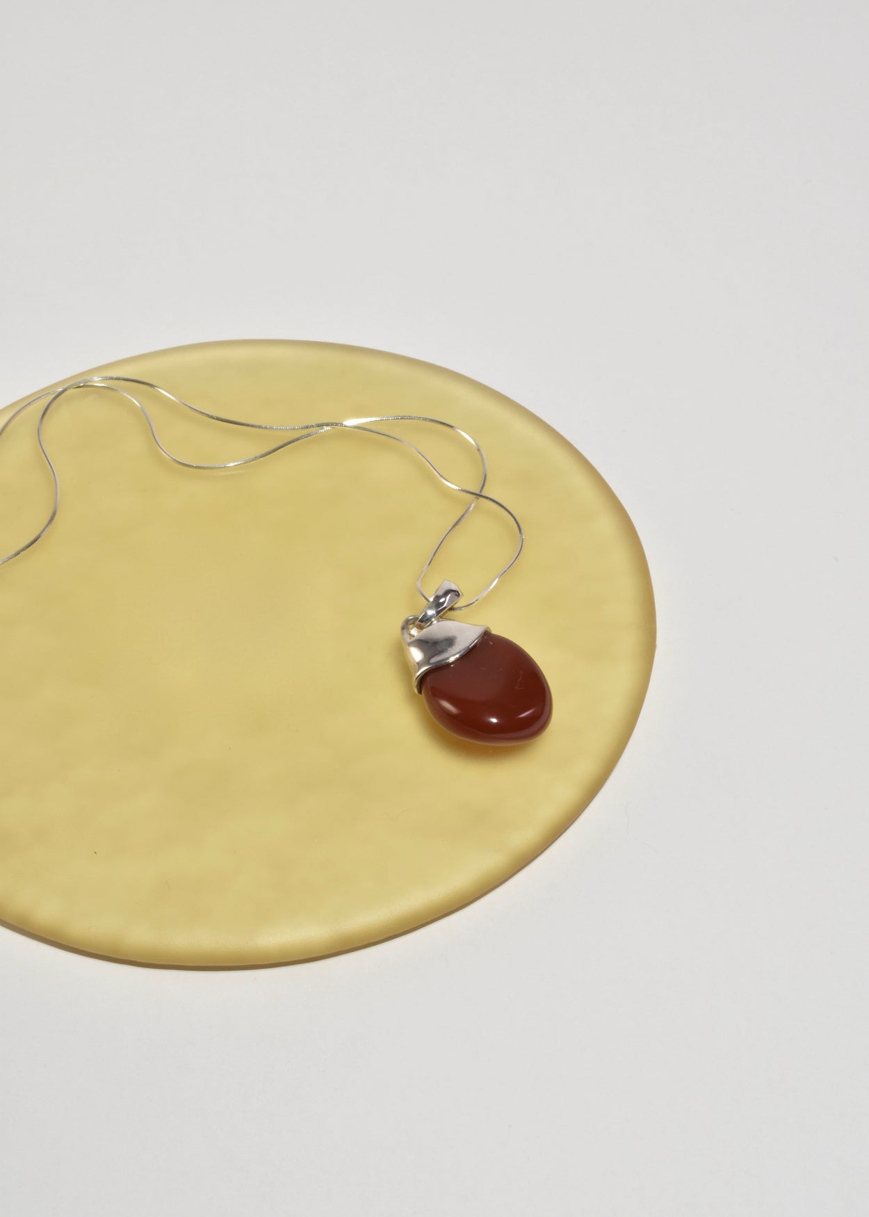 Carnelian Pendant Necklace