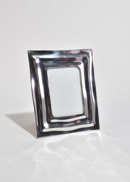 Sculptural Pewter Picture Frame