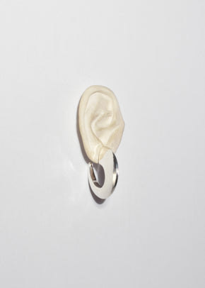 Sterling Statement Hoop Earrings