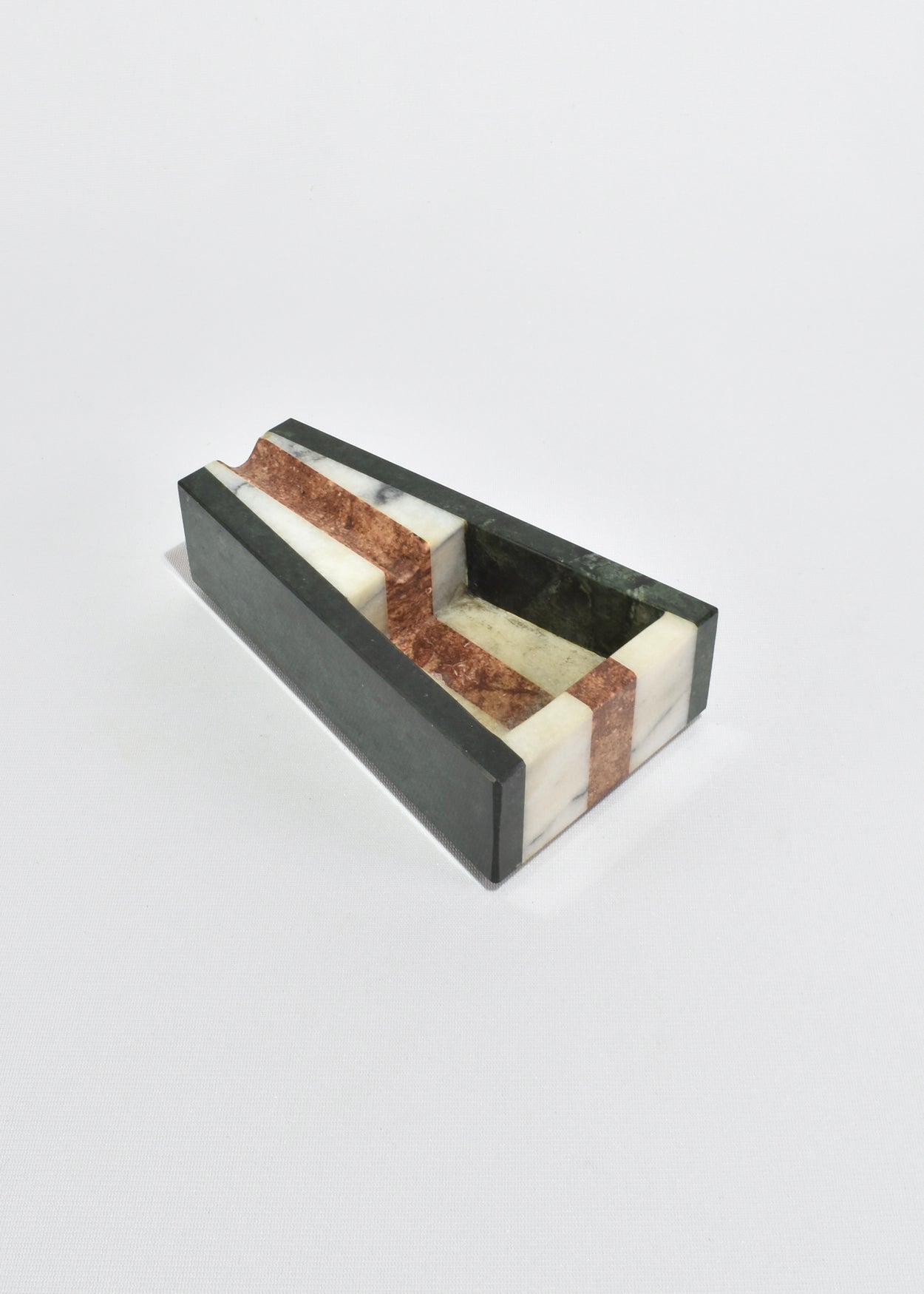 Striped Marble Ashtray