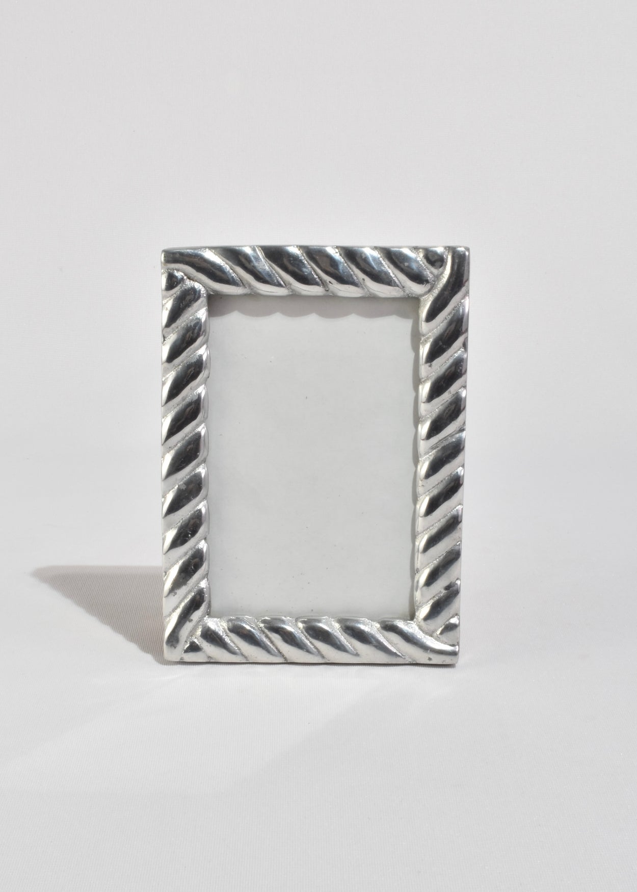 Ribbed Pewter Frame