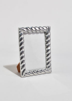 Ribbed Pewter Frame