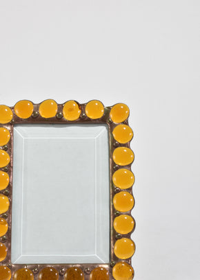 Amber Glass Picture Frame