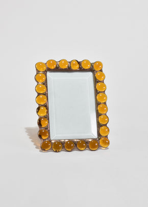 Amber Glass Picture Frame