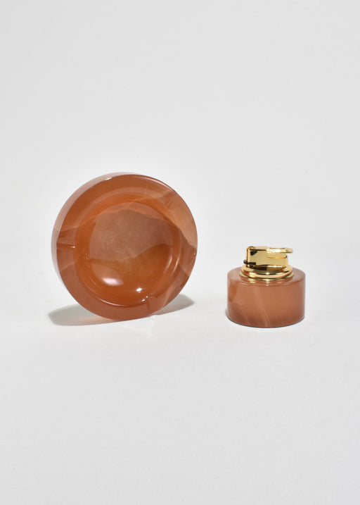 Onyx Ashtray and Lighter Set