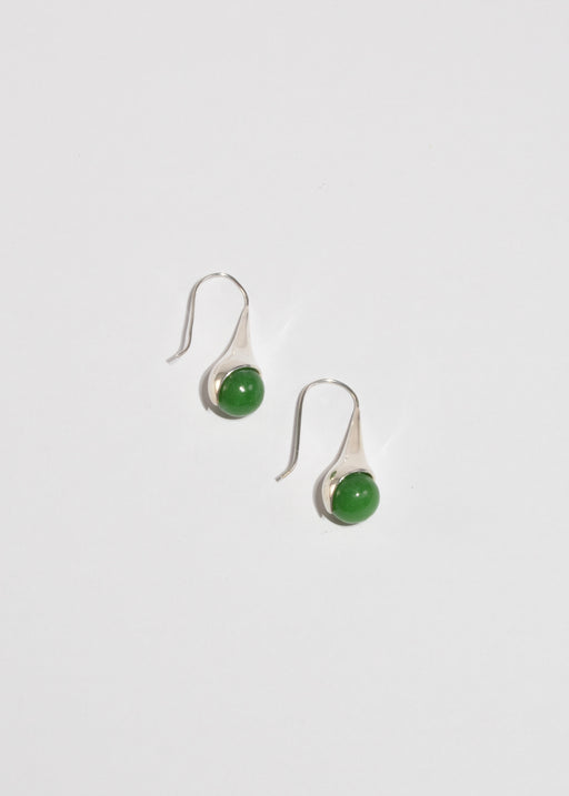 Jadeite Teardrop Earrings